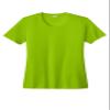 SPORT-TEK Women's PosiCharge Competitor Tee | Athletic Fit Workout T-Shirt, Spring & Summer Gym Fashion Lime Shock view 1