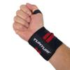 Tunturi Unisex Adult Functional Fitness Wrist Wraps - Wrist Straps Red, Pair - Red, 1 view 3