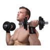 Tunturi Unisex Adult Functional Fitness Wrist Wraps - Wrist Straps Red, Pair - Red, 1 view 4