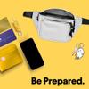 DALIX 3 Pocket Fanny Pack Money Pouch Concealer Runners Bag Waist Belt in White view 2