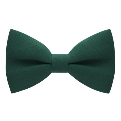 Bow Tie House Men's Classic Pre-Tied Bow Tie Formal Solid Tuxedo (Large, Emerald Green)