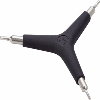 BBB Cycling ThreeStar Hex Key Set Portable Triple Allen Star Keys 3-in-1 Bicycle Tool 4/5/6mm BTL-28