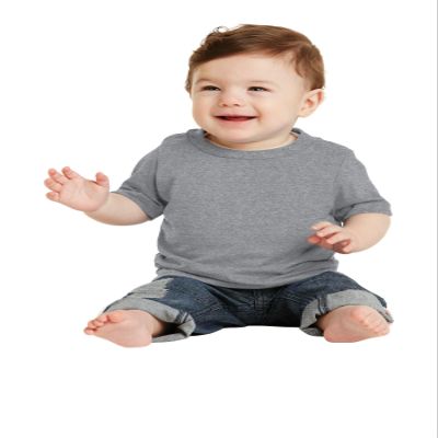 Port & Company Infant Core Cotton Tee. CAR54I 12M Athletic Heather