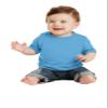 Port & Company Infant Core Cotton Tee. CAR54I 12M Athletic Heather view 2