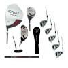 AGXGOLF Men's Senior Left Hand Regular Length Magnum XLT Complete Golf Club Set 460cc Driver, Fairway Wood, #3 Hybrid Iron 6-9 Irons + PW + Putter + Built in The USA