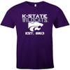 NCAA Kansas State Wildcats Est Stack Jersey Short Sleeve T-Shirt, Purple,Large view 1