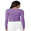 Adar Underscrubs for Women - Long Sleeve Underscrub Comfort Tee - 2900 - Heather Purple - XXS view 2