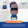 Adventure Medical Kits Mountain Series Medical Kit - Hiker - Emergency Medical First Aid Kit - For 2 People for 2 Days - Comes with a Trauma Pad, Medicine, Guide Book & More view 4