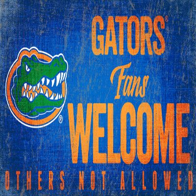Fan Creations C0847-Florida University of Florida Fans Welcome Sign