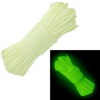 Glow in The Dark Zesty 550lb Paracord 21 Strand Luminous Parachute Cord for Nighttime Outdoor Utility