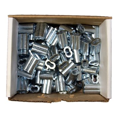 BH-USA 3/8" Zinc Coated Copper Sleeve (100 Count)