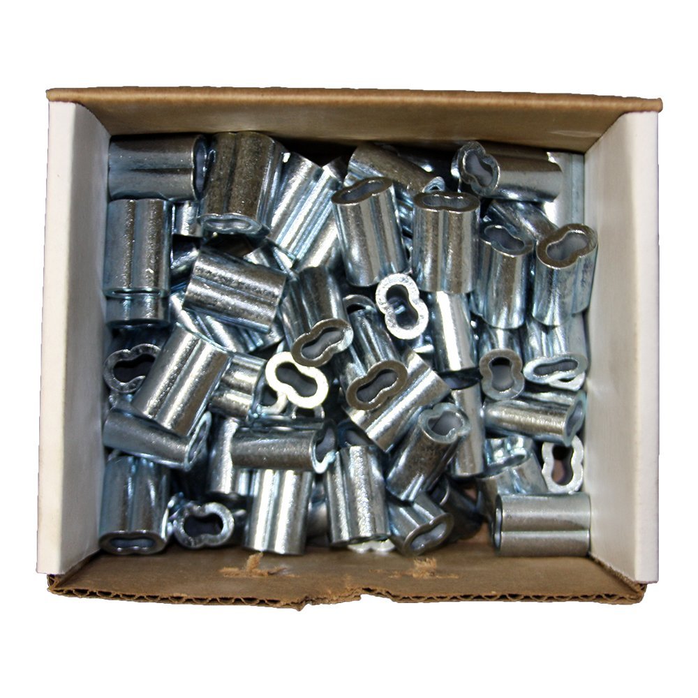 BH-USA 3/8" Zinc Coated Copper Sleeve (100 Count)