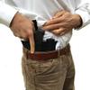 AlphaHolster Side Draw Belly Band Gun Holster for Left or Right Hand Draw Concealed Carry (XXX-Large Black) view 1
