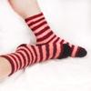 BambooMN Super Soft Warm Microfiber Cozy Fuzzy Home Stripe Socks - 8 Pairs - Assortment S4 view 3