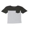 French Toast Little Boys Short Sleeve Colorblocked Tee, Heather Gray, 5 view 1