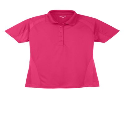 SPORT-TEK Women's Dri-Mesh Pro Polo Pink Raspberry