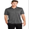 SPORT-TEK Unisex Embossed PosiCharge Tough Polo Dark Smoke Grey view 1