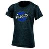 Champion (CHAFK) NCAA Kentucky Wildcats Youth Girls Fashion Fit Short Sleeve, X-Large, Black Heather view 1