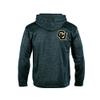 NCAA Colorado Buffaloes Adult Men Full Zip Hood with Contra, Small, Anthracite view 2