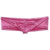 iiniim Men's Low Rise Enhancing Bulge Pouch Bikini Briefs Underwear Swimwear Hot Pink XXL view 3