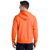 Port & Company - Core Fleece Full-Zip Hooded Sweatshirt 3XL Neon Orange view 2