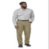 Bulwark Men's Lightweight FR Cargo Pant, Khaki, 28W x 30L view 1