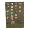 EXCELLENT ELITE SPANKER Patchs Display Board Foldable Military Patch Holder Panel with molle and 4 Pocket (Green, Large) view 1