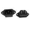 RetroArcade.us Panel Mount AC Power Inlet Socket - AC 120/250V, 10A IEC320 C14 Male view 1