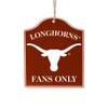 Boelter Brands NCAA Texas Longhorns Wooden Fan Sign Ornament view 1
