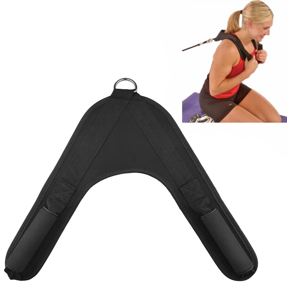 YCYU Ab Crunch Harness Cable Attachment Ab Exercise Cable Machine Gym Workout Abdominal Crunch Core Muscle Training Equipment