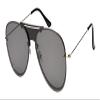 Edge I-Wear Men's Modern Aviators w/Solid Color Lens 1204-FLSD-3(S+BLK) view 1