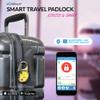 eGeeTouch Smart Luggage Lock with Patented Dual Access Tech, NFC + Bluetooth, Vicinity Tracking (Black 2 Pack) view 2