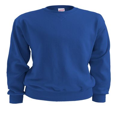 MJ Soffe J9001 Youth Juvenile Classic Crew Sweatshirt, Royal - XSM