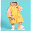 Taiduosheng Children's Kids Teens Jacket Rain Poncho Raincoat Hooded School Bag Cover Rainwear Y XL Yellow view 3
