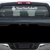 Custom YouTube Personalized Car-Wall-Vinyl Decals Stickers, 48 Inches view 1