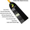 Z&J SPORT Dragon Boat Paddle Full Carbon IDBF Approved Dihedral Blade Oval Shaft (48inch) view 4