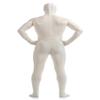 DreamHigh Men's Women's Polyester Spandex Full Body Costume Zentai Suit-Open Face (White, L) view 2