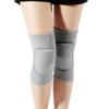 LZEEM Soft Kneepads Cotton Volleyball Tennis 1 Pair-Women Pole Dance Yoga Knee Protector Guards for Athletic Use Adult Cycling Gym Workout Exercise Skating Knee Brace Support With Sponge (Gray, L) view 1