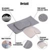 LZEEM Soft Kneepads Cotton Volleyball Tennis 1 Pair-Women Pole Dance Yoga Knee Protector Guards for Athletic Use Adult Cycling Gym Workout Exercise Skating Knee Brace Support With Sponge (Gray, L) view 2