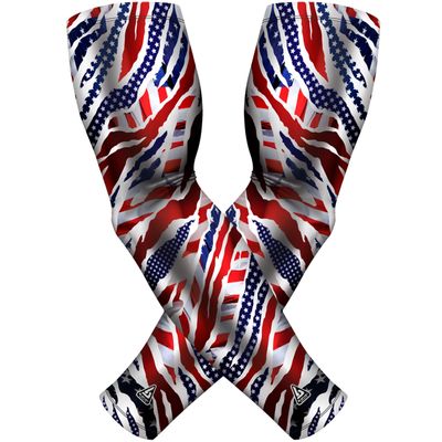 B-Driven Sports Premium Pro-Fit Compression Arm Sleeves for Men Women & Youth 44 Graphic Designs Improve Circulation Reduce Muscle Fatigue Enhance Performance for Baseball Football & More (1 Pair)