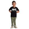 ABCD Lightning Bolt Lil Rocker Music Toddler Boy Girl T Shirt Black view 2