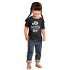 Auntie Loves Me Adorable Cute Niece Youth T Shirt Tee Girls Black view 3