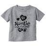 Auntie Loves Me Adorable Cute Niece Youth T Shirt Tee Girls view 1