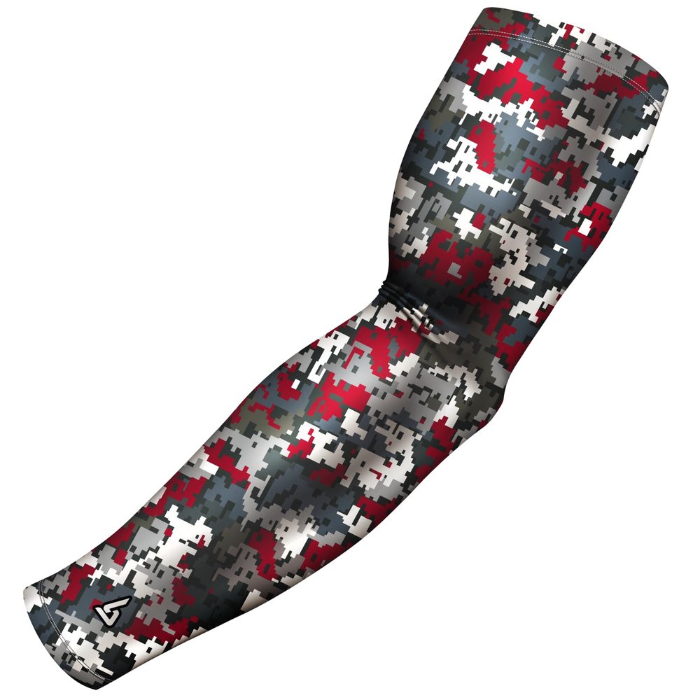 B-Driven Sports Premium Pro-Fit Compression Arm Sleeve for Men & Women - For Sports Protection - Single, Digital Designs