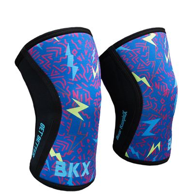 Bear KompleX Knee Sleeves for Men & Women - 7mm Compression & Heat Retention Neoprene Compression Knee Brace for Weightlifting, Squats & Powerlifting