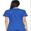 Scrubs for Women Workwear Core Stretch V-Neck Top, Soft Brushed Twill Plus Size WW630, XS, Blue view 4