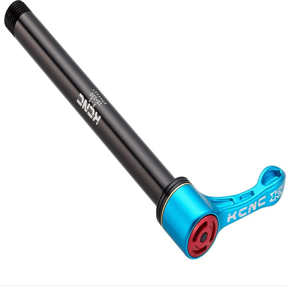 KCNC Bicycle Lightweight Hub Parts Quick & Easy Thru Axle Skewer 0.6 x 3.9 inches (15 x 100 mm)