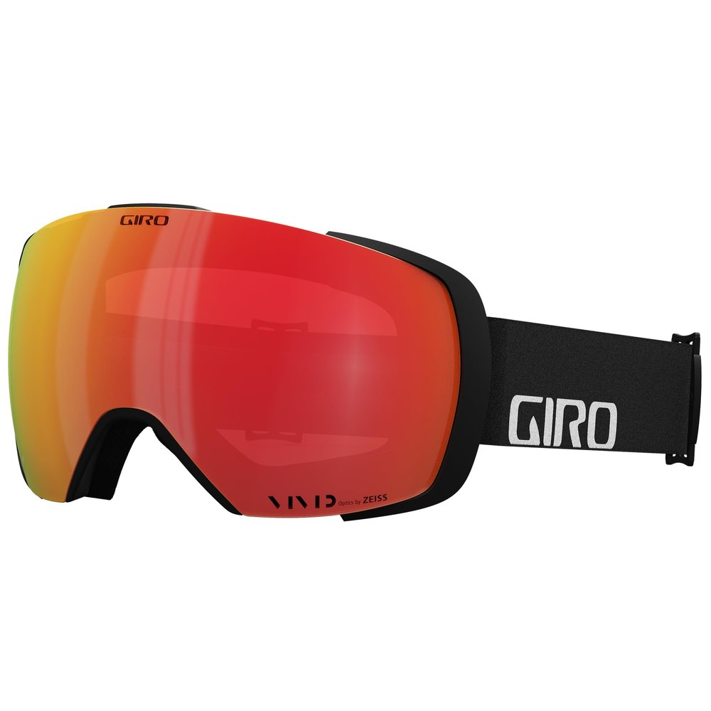 Giro Contact Adult Snow Goggle - Black Wordmark Strap with VIVID Ember/VIVID Infrared Lenses