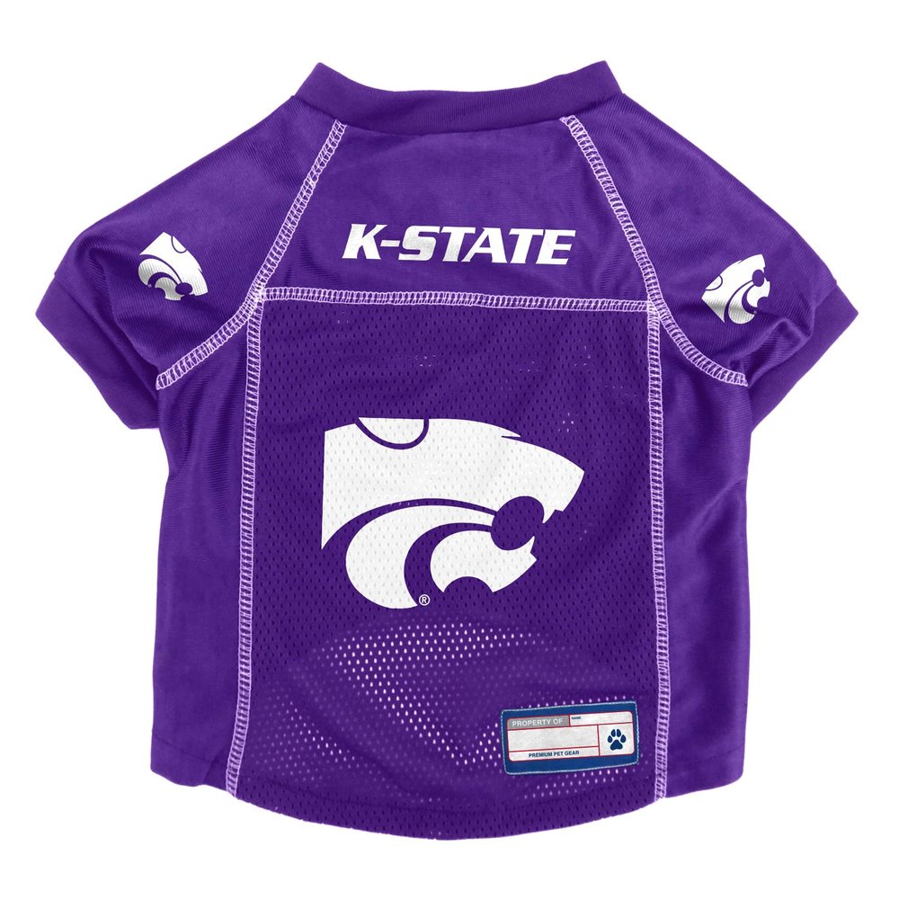 Littlearth NCAA Kansas State Wildcats Basic Pet Jersey, Team Color, Small