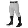 Alleson Adult Baseball Knicker Pant Grey L 605PKN 605PKN-GR-L view 1